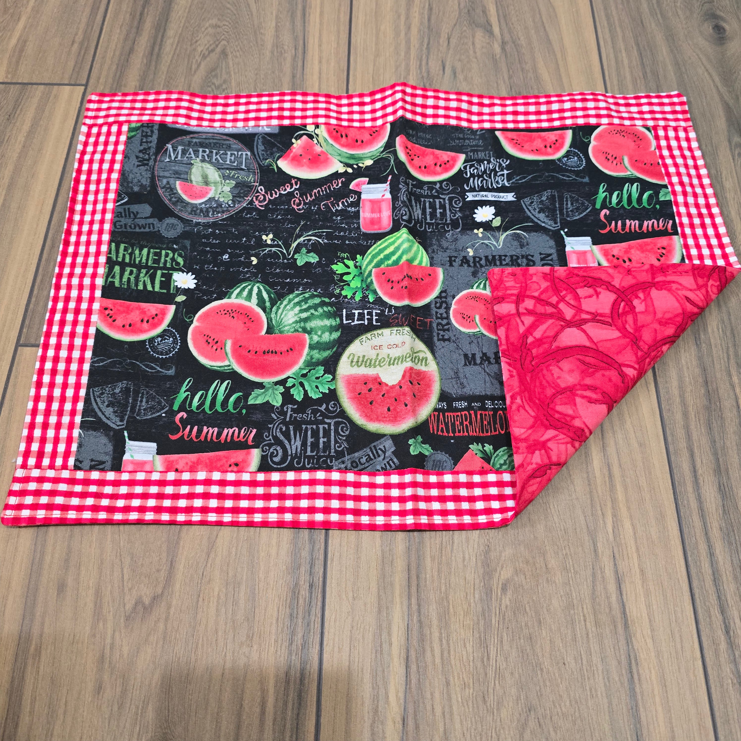 Ensemble 6 napperon melon-d'eau