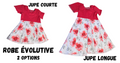 Robe Rose 1-3 ans
