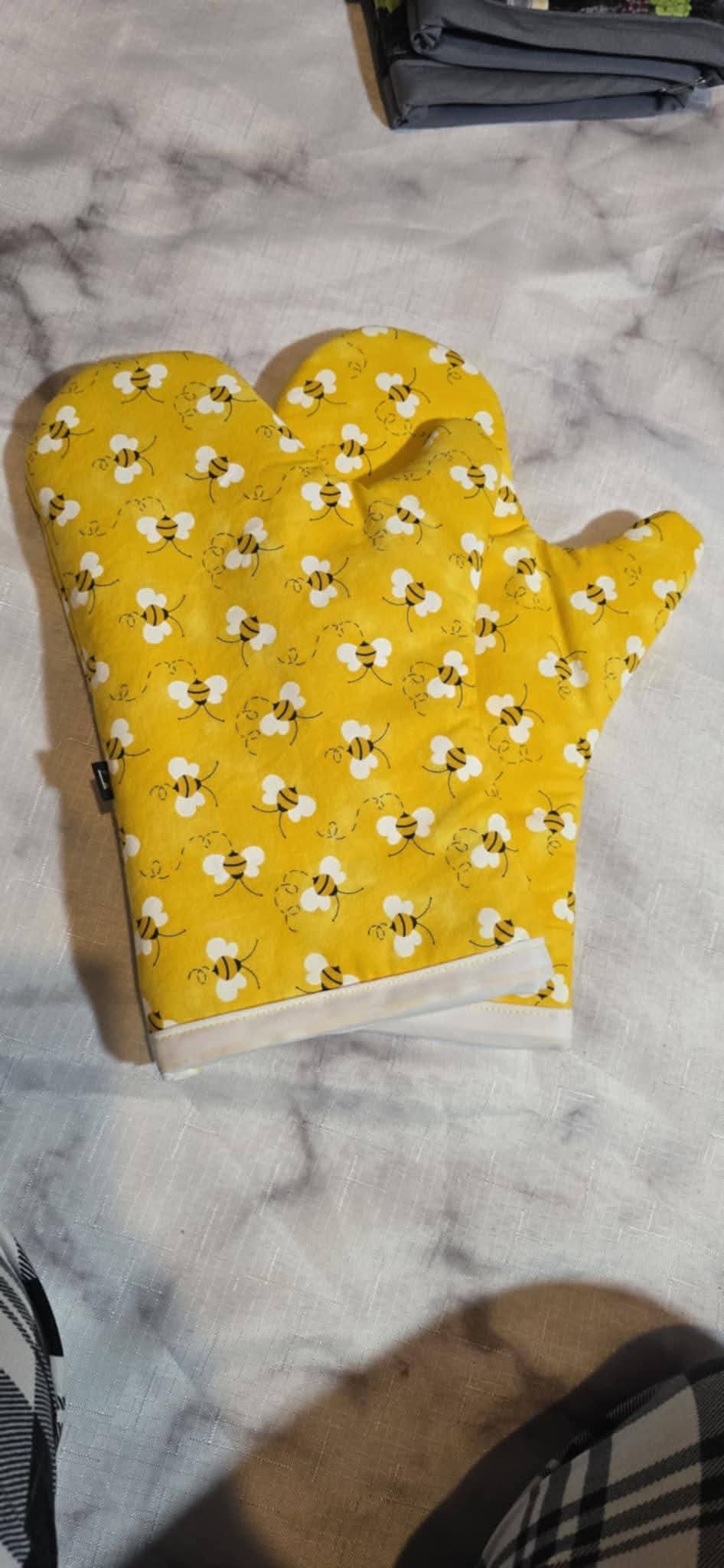 Mitaine à four abeille