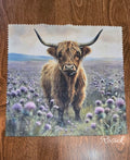 Vache et fleur