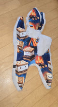Smores fond bleu